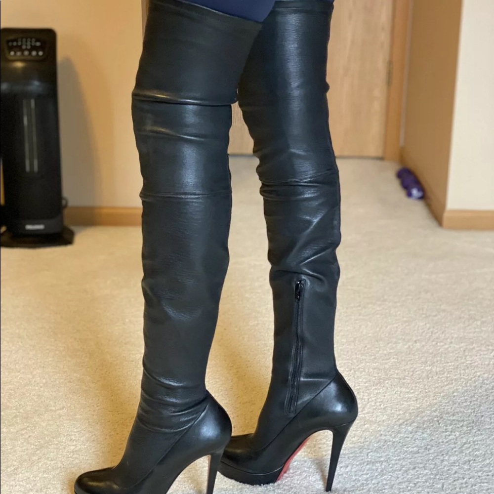 Christian Louboutin Knee-high boots.